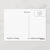 Briefkaart Navy Pier (Achterkant)