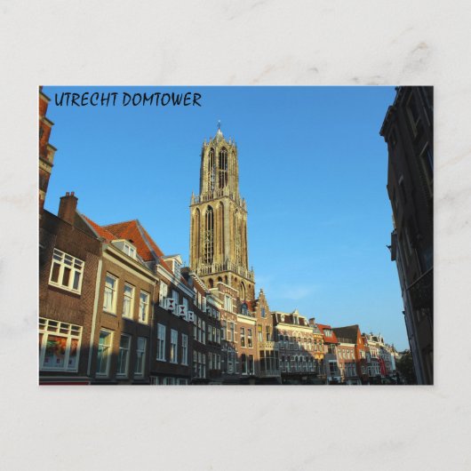 BRIEFKAART - NEDERLAND DOMTOWER UTRECHT (Voorkant)