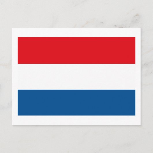 Briefkaart Nederlandse vlag (Voorkant)