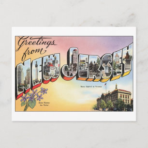  Briefkaart New Jersey