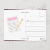 Briefkaart New Swan Stone Castle, Duitsland 德 新 鵝 (Achterkant)