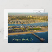 Briefkaart Newport Beach California (Voorkant / Achterkant)