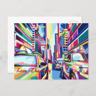 Briefkaart Newyork PopArts