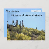 Briefkaart Nieuw adres (Voorkant / Achterkant)