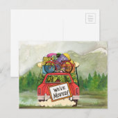 Briefkaart Nieuw adres (Voorkant / Achterkant)