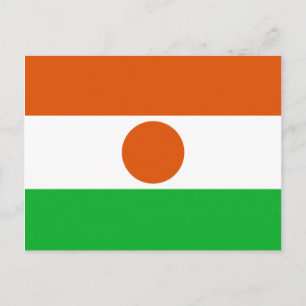 Briefkaart Niger-vlag