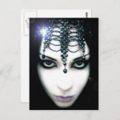 briefkaart "Night Queen" (Voorkant / Achterkant)