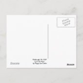 Briefkaart Night Uitzicht in Stunning-Pittsburgh (Achterkant)