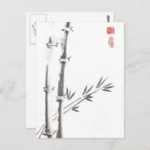 Briefkaart Noble Bamboo (Voorkant / Achterkant)
