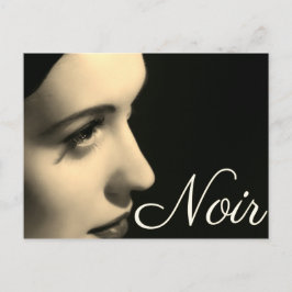 Briefkaart Noir Style
