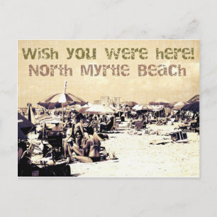 briefkaart noordmyrtle strand zuid - carolina