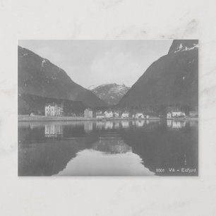 Briefkaart Noorwegen Vik Eidfjord