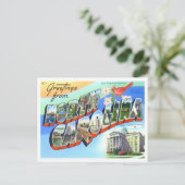 Briefkaart North Carolina Big Letters (Staand voorkant)