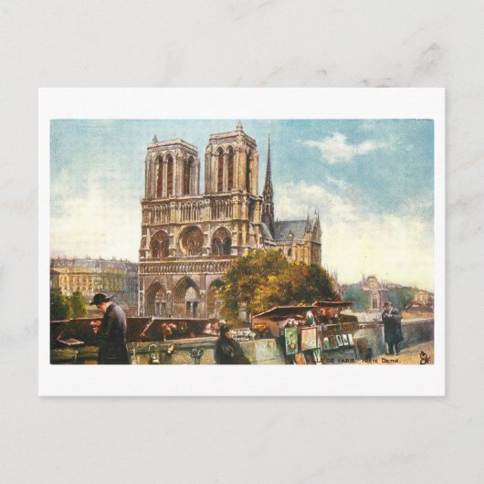 Briefkaart Notre Dame (Voorkant)