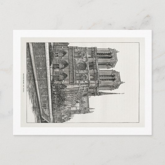 Briefkaart Notre Dame de Paris (Voorkant)