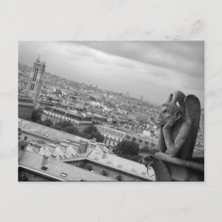Briefkaart Notre Dame Gargoyle