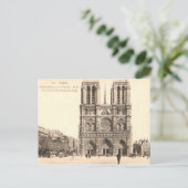  Briefkaart Notre Dame in Parijs (Staand voorkant)