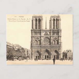  Briefkaart Notre Dame in Parijs