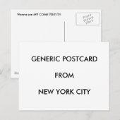 Briefkaart - NYC Generic (Voorkant / Achterkant)