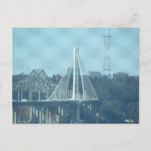 Briefkaart - Oakland Bay Bridge Tower (Voorkant)