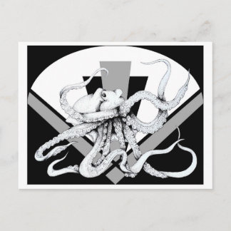 Briefkaart Octopus Tower van ZNDC Studio