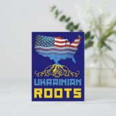 Briefkaart Oekraïense Amerikaanse rots (Staand voorkant)