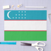 Briefkaart Oezbekistan Tissuepapier (Craft)