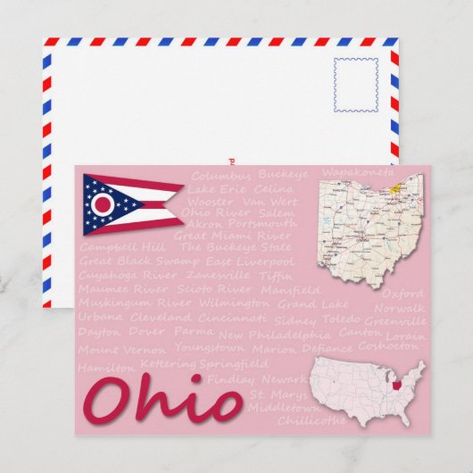 Briefkaart "Ohio" (Voorkant / Achterkant)