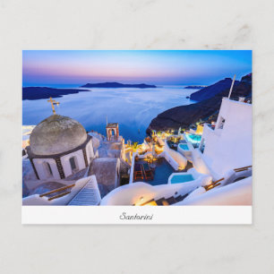Briefkaart Oia Santorini
