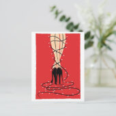 Briefkaart omgepakt (Staand voorkant)