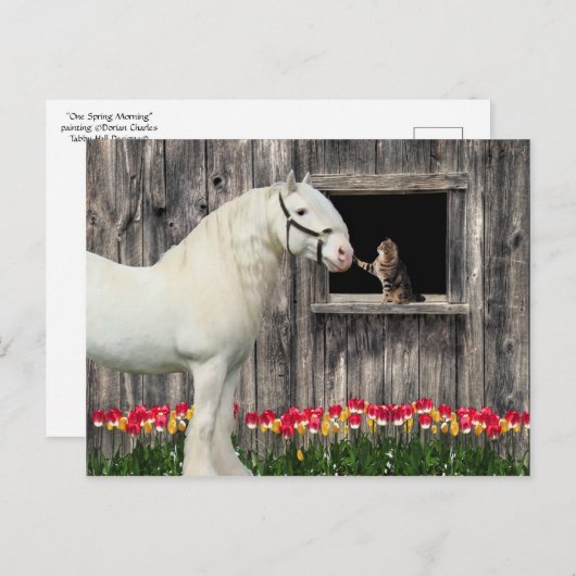 briefkaart 'One Spring Morning' (Voorkant / Achterkant)