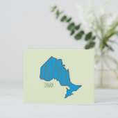 Briefkaart Ontario Map (Staand voorkant)