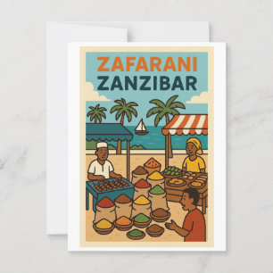  briefkaart - Oost-Afrika