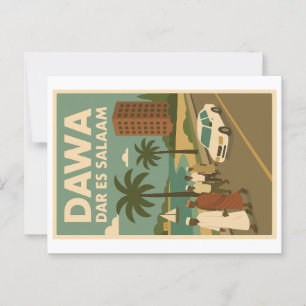  briefkaart - Oost-Afrika
