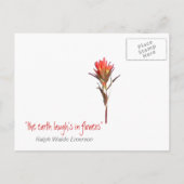 Briefkaart op de Dag van de Aarde (Achterkant)