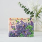 Briefkaart op de geboorte (Staand voorkant)