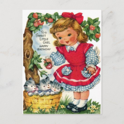 Briefkaart op de geboorte (Voorkant)