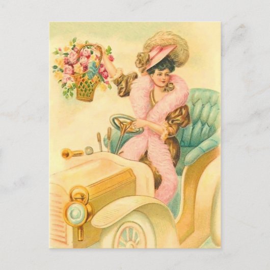 Briefkaart op de geboorte (Voorkant)