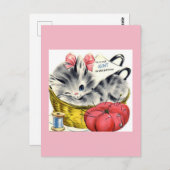 Briefkaart op de geboorte (Voorkant / Achterkant)