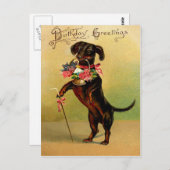  Briefkaart op de geboorte (Voorkant / Achterkant)