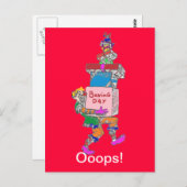 Briefkaart op de volgende werkdag (Voorkant / Achterkant)