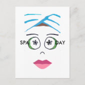 Briefkaart op Spa Day (Voorkant)
