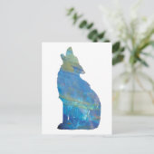 Briefkaart Opal Wolf (Staand voorkant)