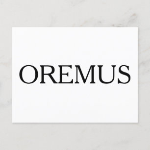 Briefkaart OREMUS