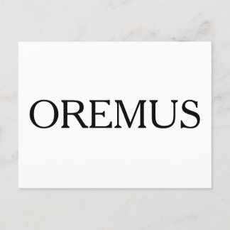 Briefkaart OREMUS