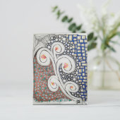 Briefkaart originele kunst (Staand voorkant)
