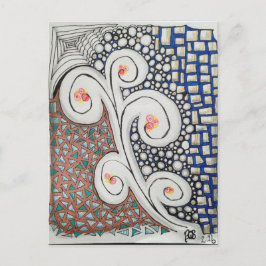 Briefkaart originele kunst