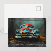 Briefkaart oude auto (Voorkant / Achterkant)