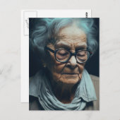 Briefkaart oudere vrouwen (Voorkant / Achterkant)