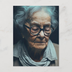 Briefkaart oudere vrouwen
